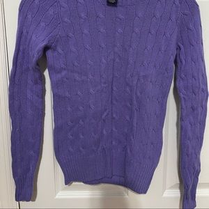 RALPH LAUREN PURPLE SWEATER